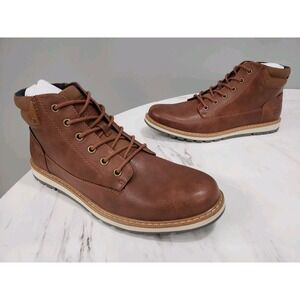 NEW NO BOX - B-52 by Bullboxer Men's Cognac Lace Up/Zip Boots Size 9 brown